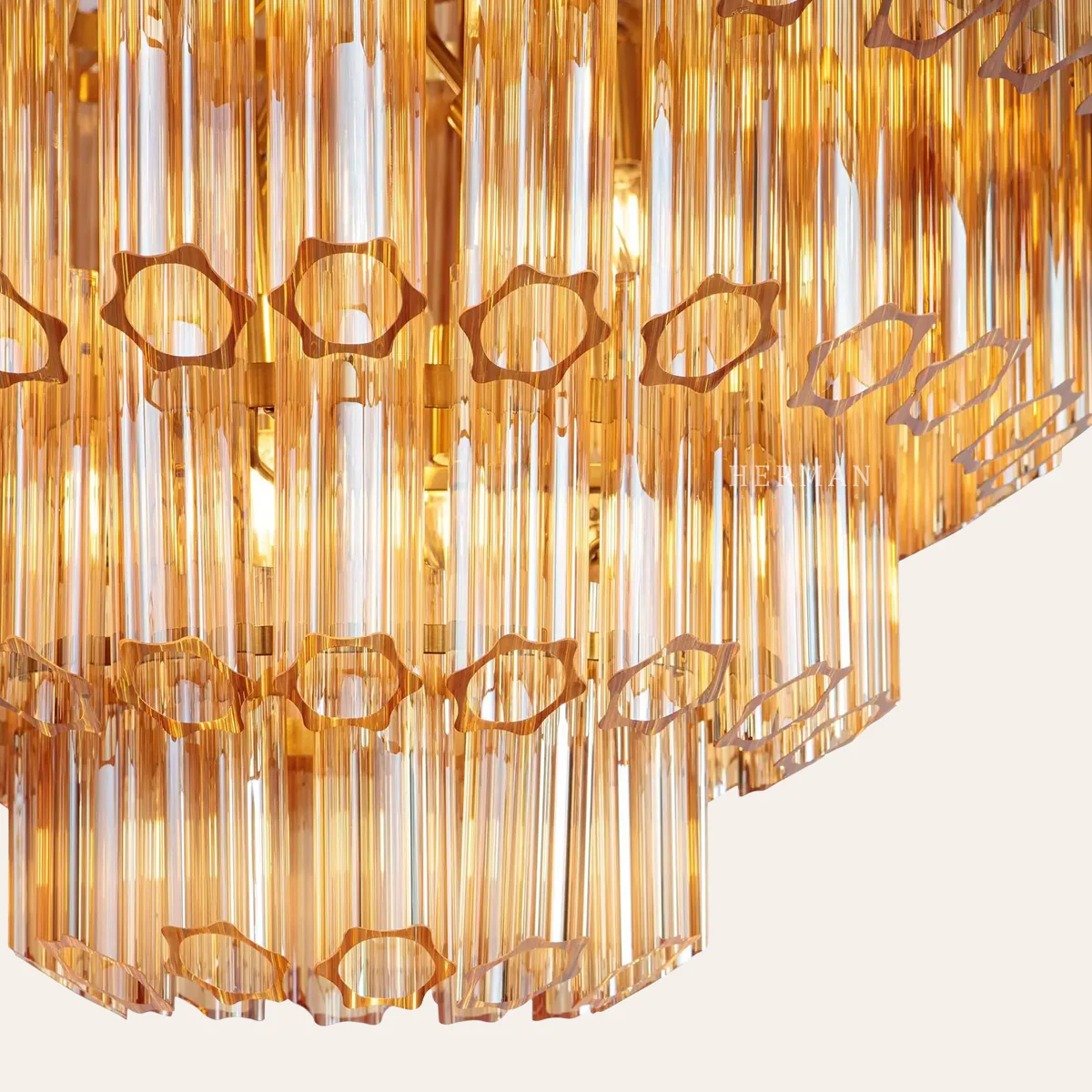 Grande Palermo Murano Chandelier  32.68" - Image 9