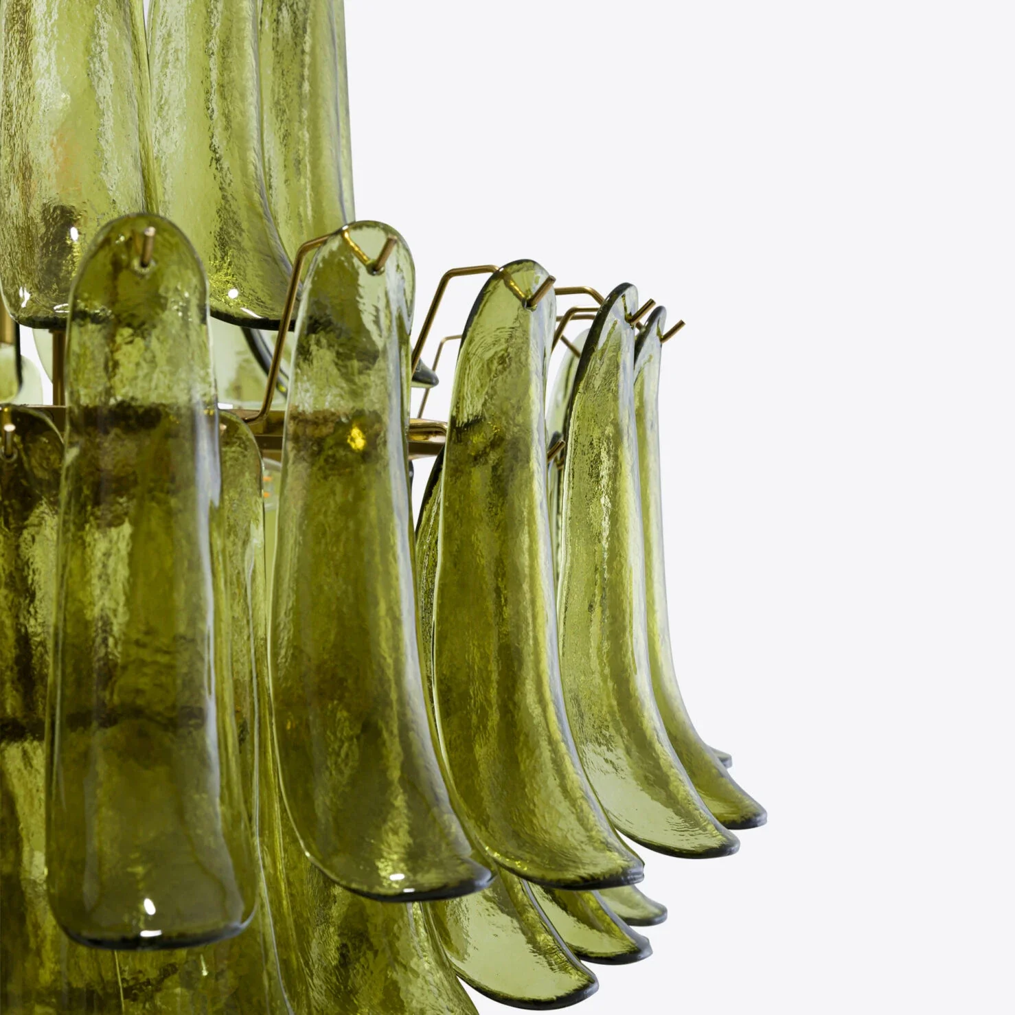 Green Petalo Murano Chandelier - Image 28