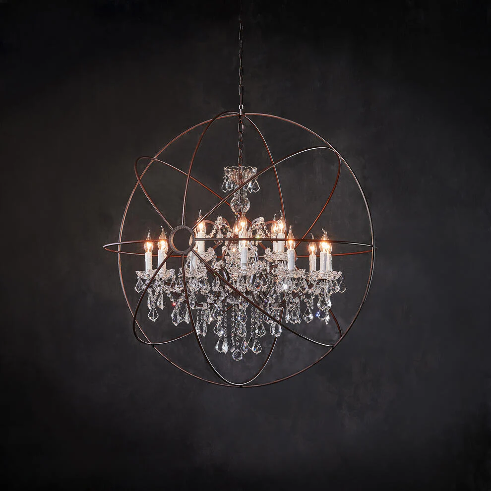 Gyro Crystal Chandelier Natural - Image 3
