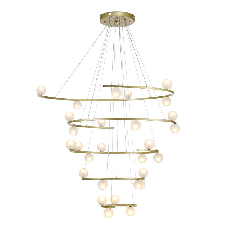 Modern Half Ring LED Chandelier by Aurorae Lighting - Image 5
