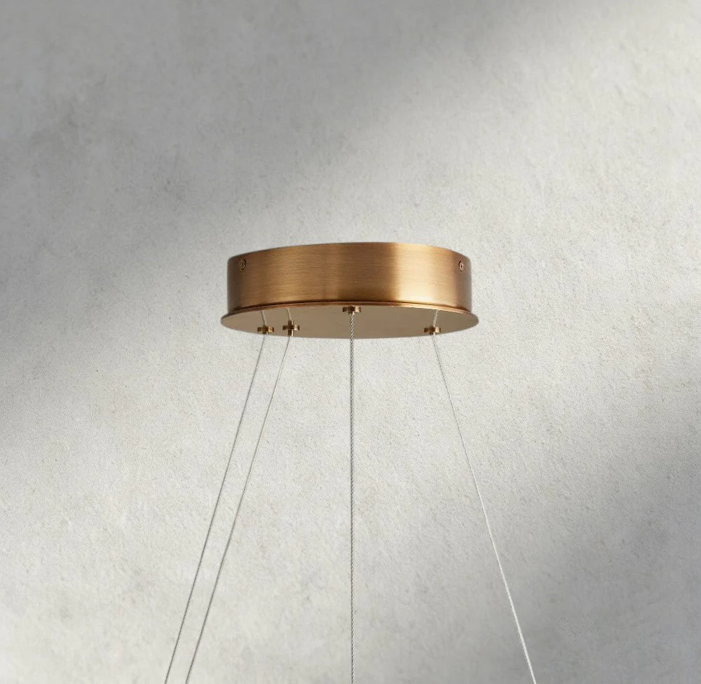 Halima Halo Alabaster Chandelier - Image 7