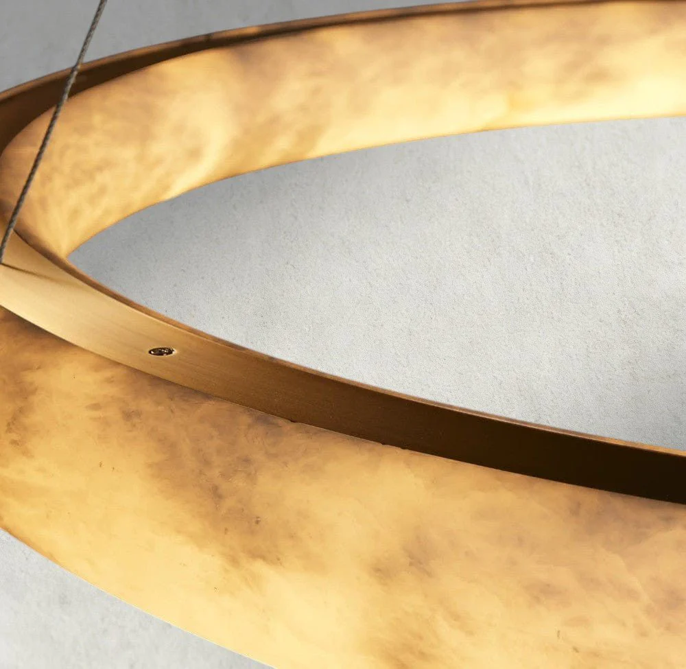 Halima Halo Alabaster Chandelier - Image 8