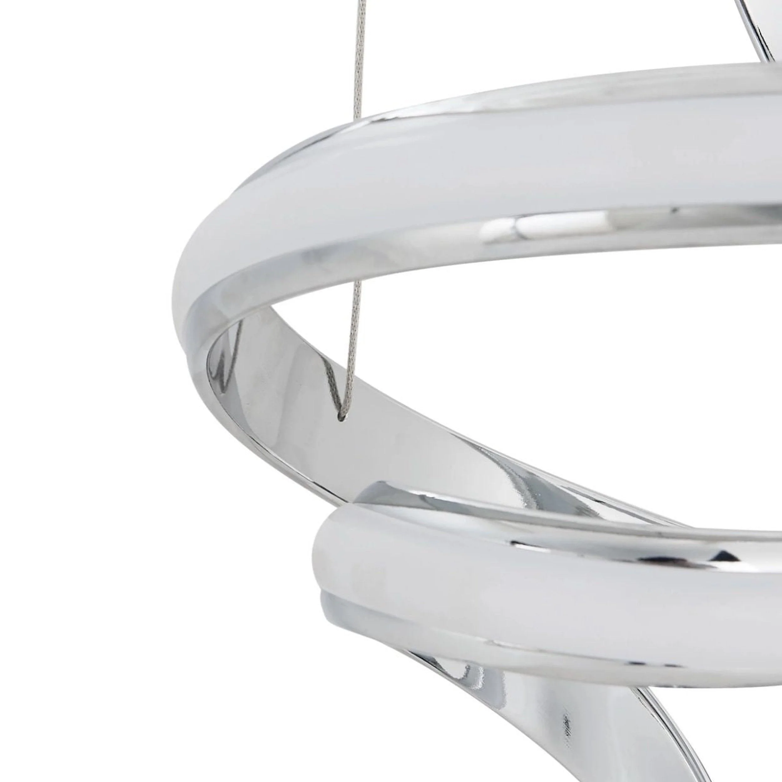 Hamburg Integrated LED Pendant - Chrome - Dimmable - Image 4