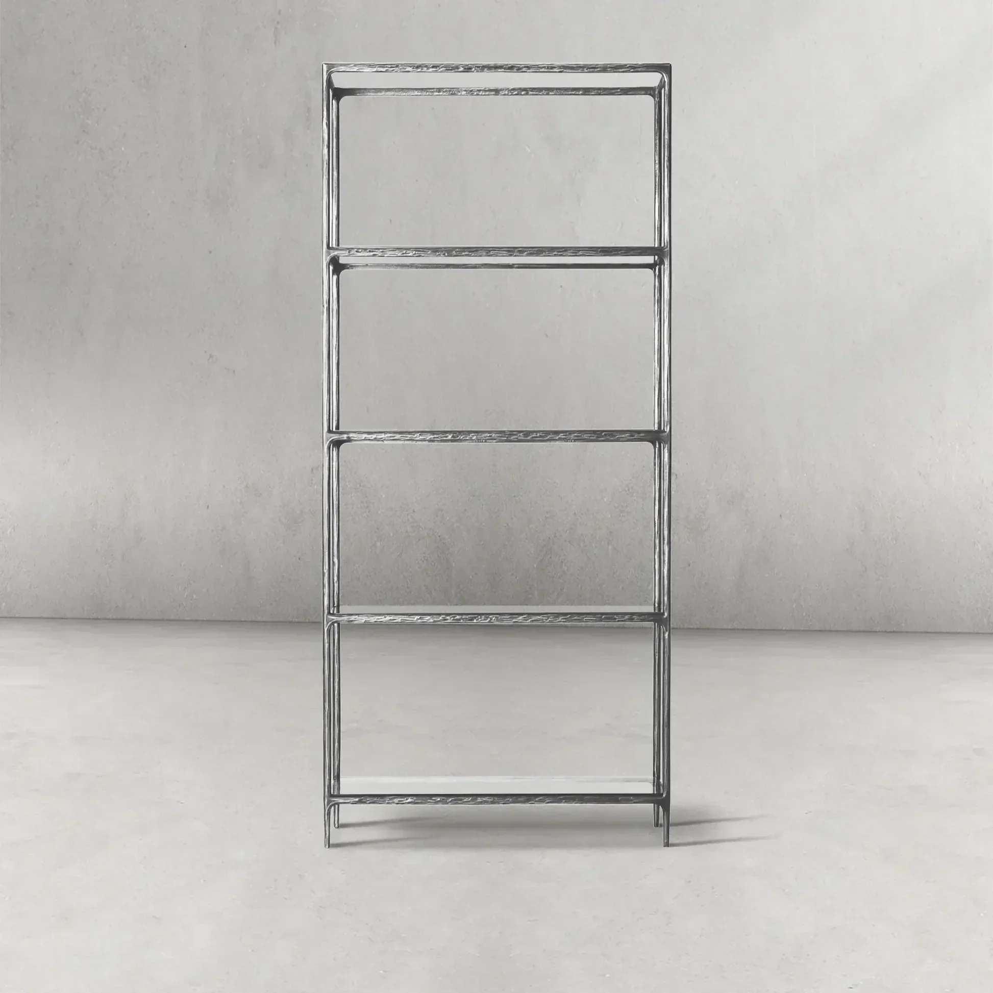 Hand-Forged Metal Glass Shelving - Image 11