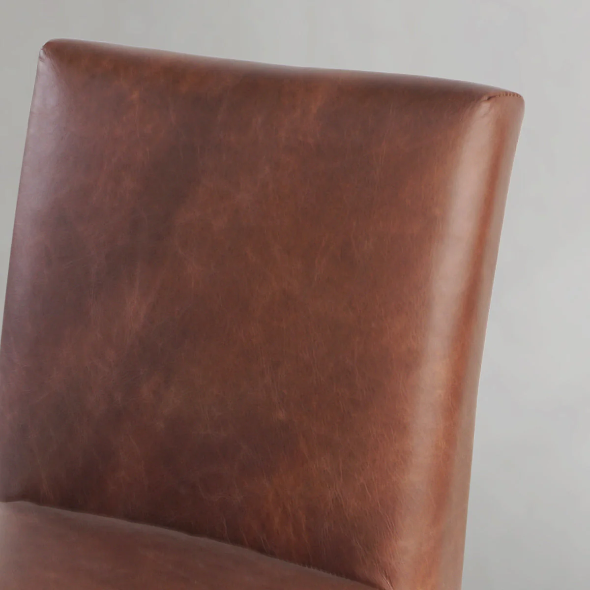 Hand-Forged Metal Minimalist Fabric Dining Chair - Image 36