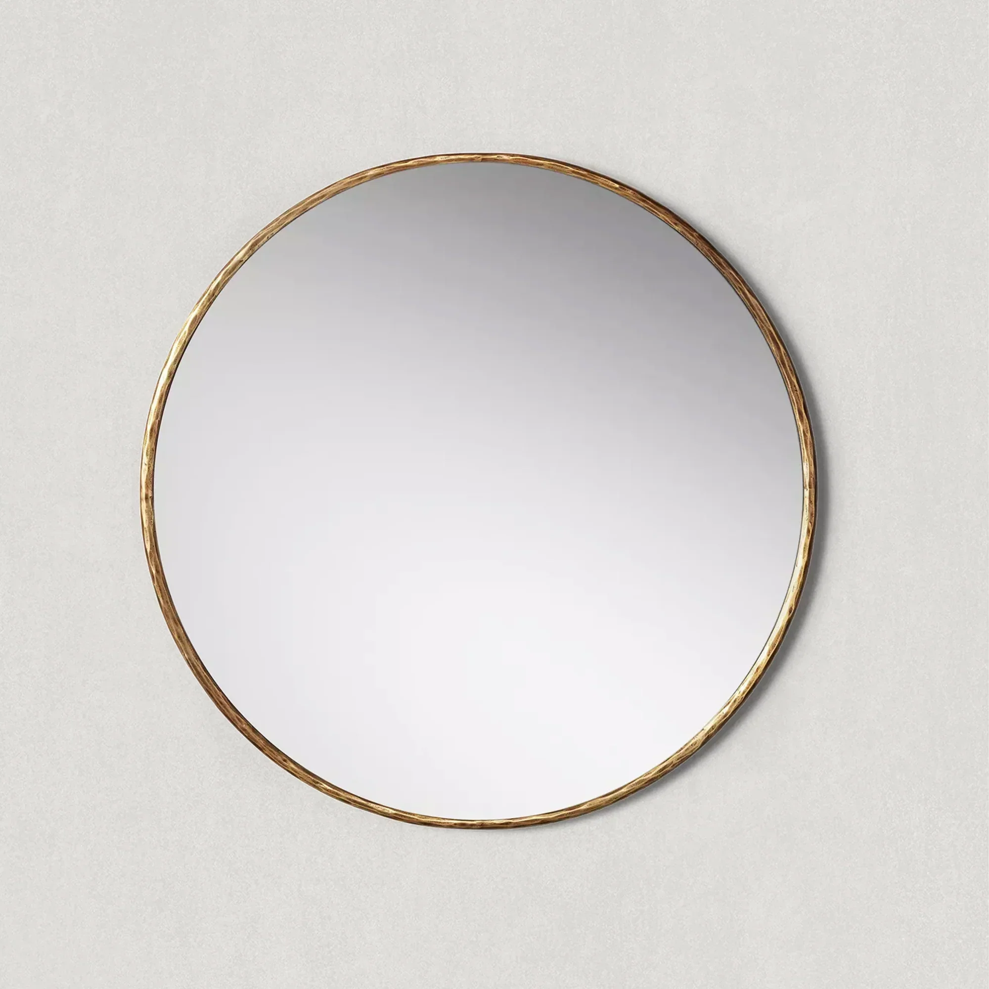 Hand-Forged Metal Round Mirror - Image 4