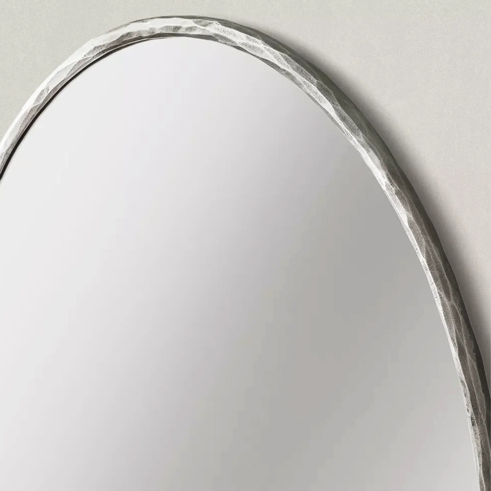 Hand-Forged Metal Round Mirror - Image 9