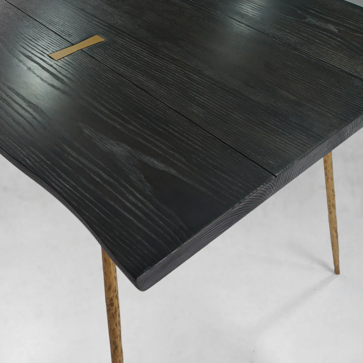 Hand-Forged Metal Vintage Style Metal Frame Dining Table - Image 6