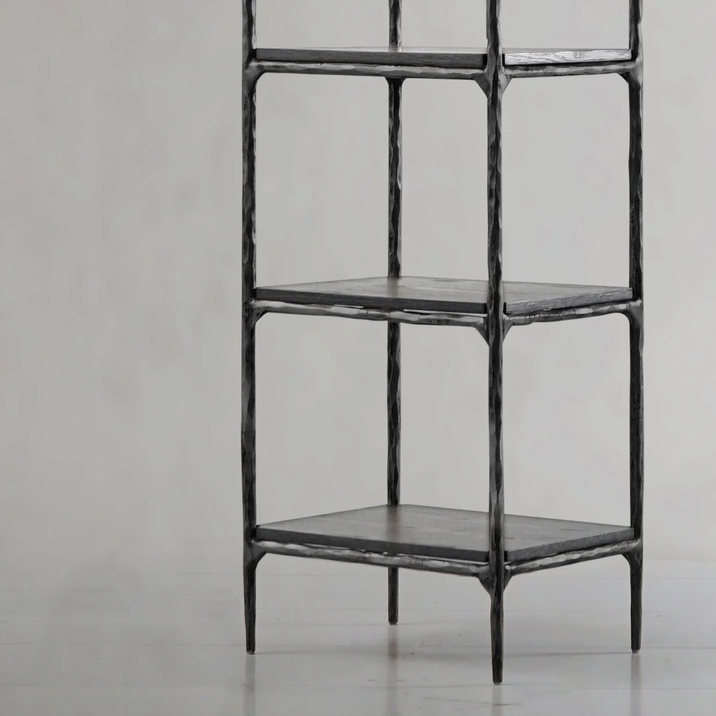 Hand-Forged Metal Wooden Shelving - Image 12