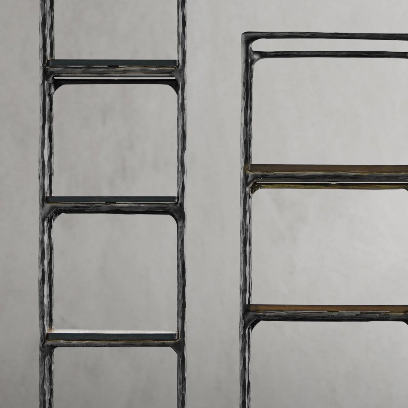 Hand-Forged Metal Wooden Shelving - Image 13