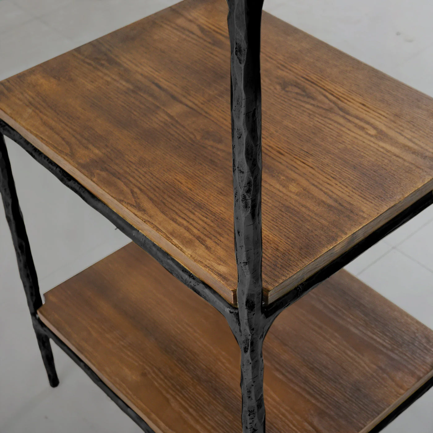 Hand-Forged Metal Wooden Shelving - Image 14