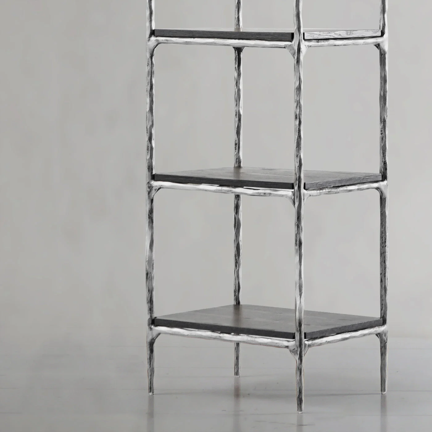 Hand-Forged Metal Wooden Shelving - Image 19