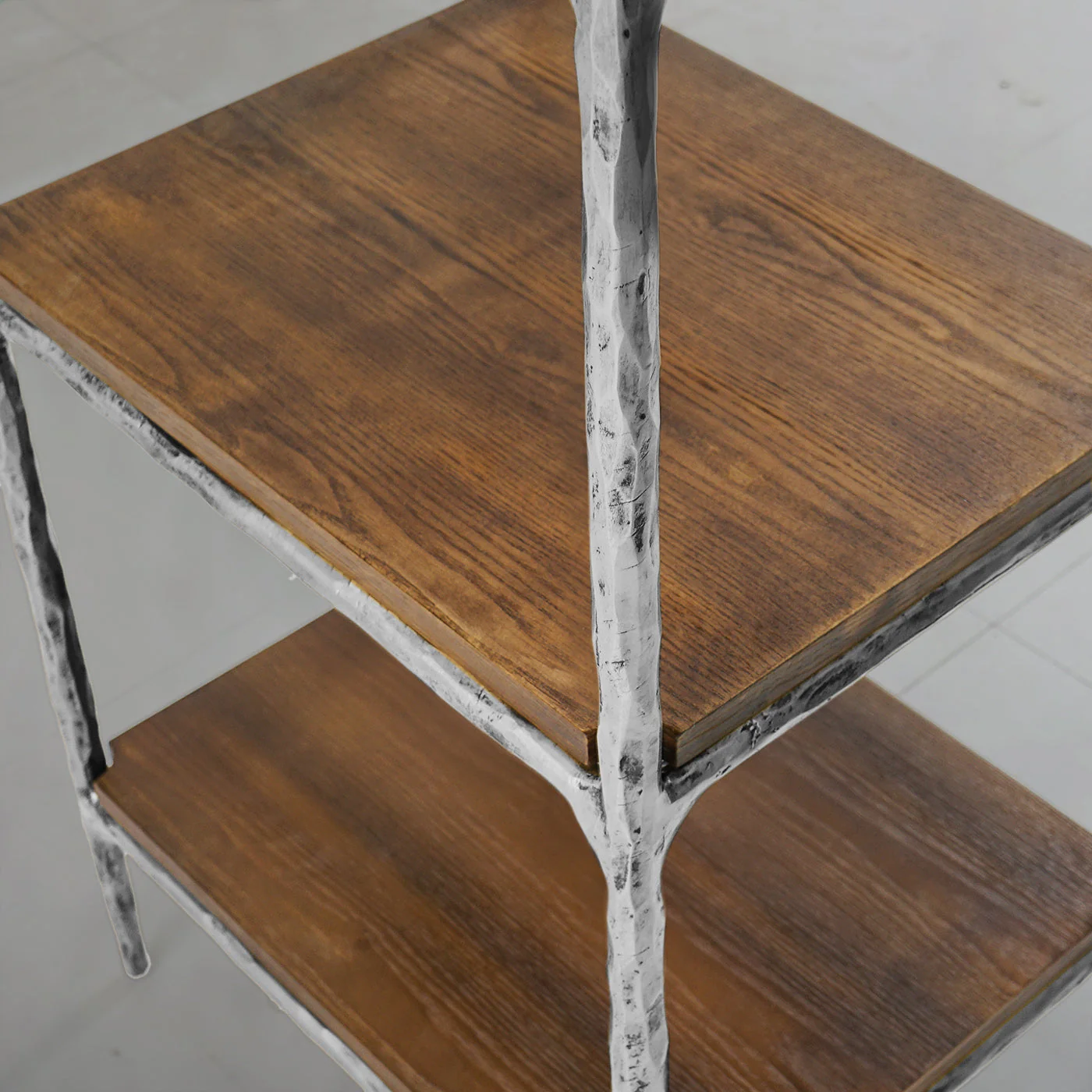 Hand-Forged Metal Wooden Shelving - Image 21