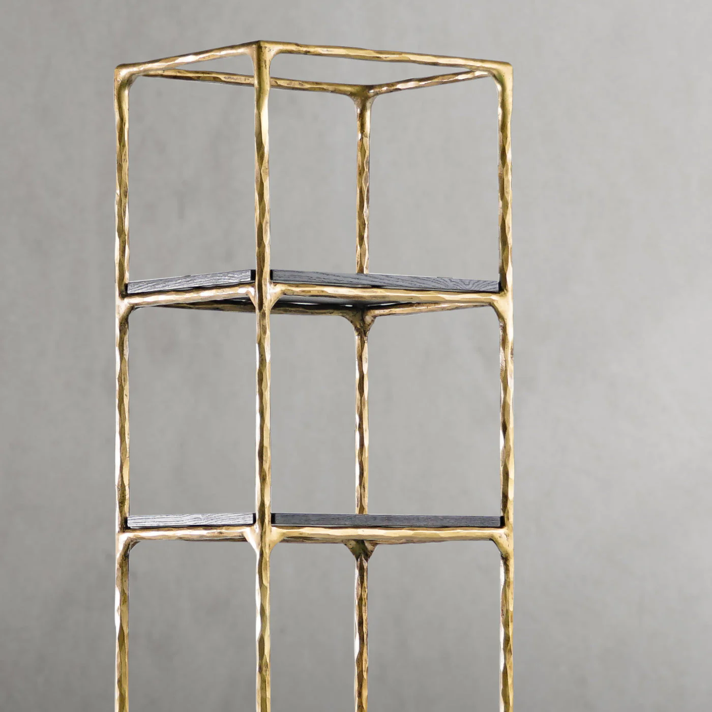 Hand-Forged Metal Wooden Shelving - Image 4