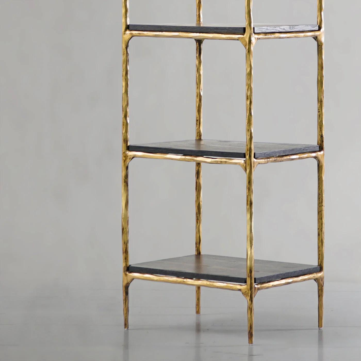 Hand-Forged Metal Wooden Shelving - Image 5