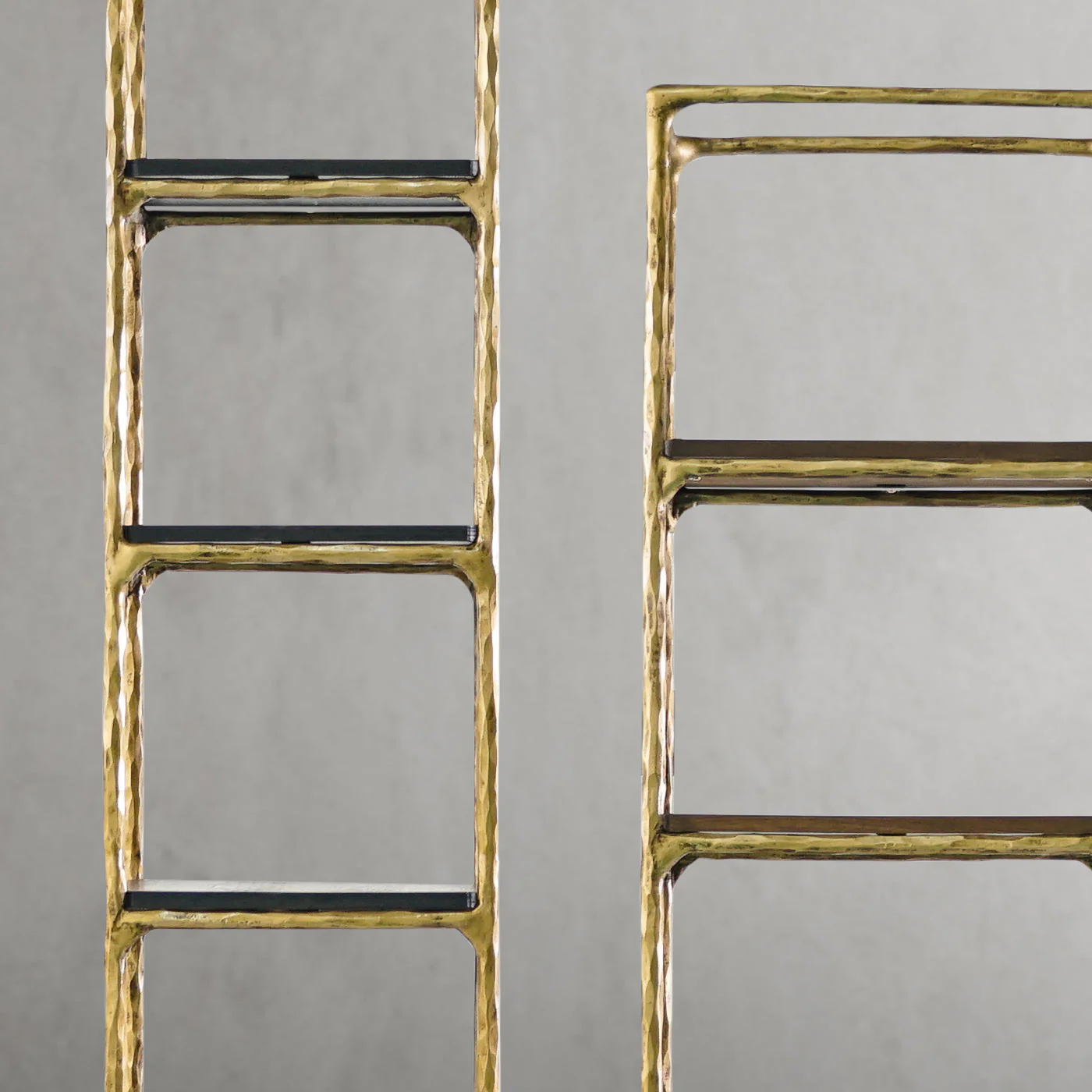 Hand-Forged Metal Wooden Shelving - Image 6