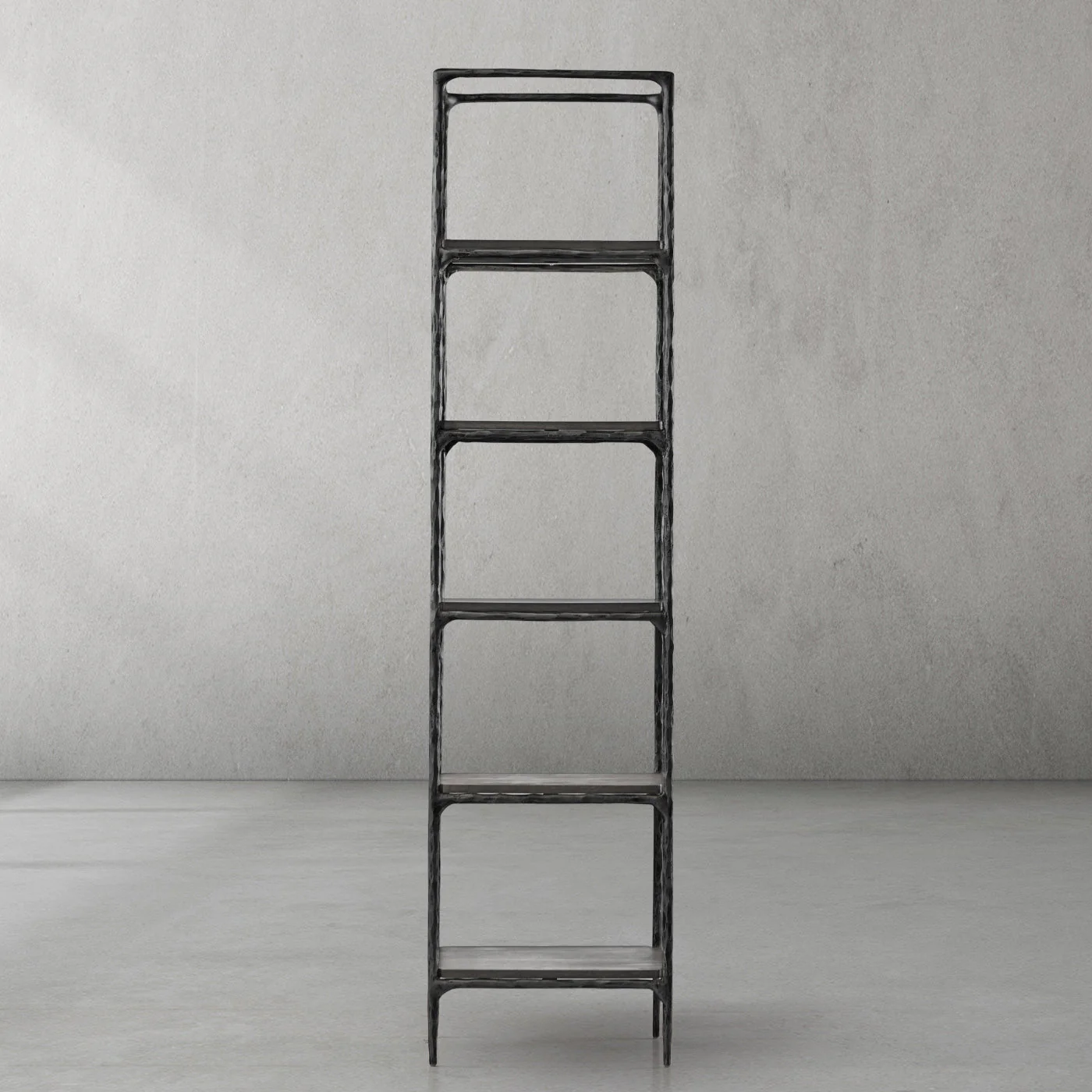Hand-Forged Metal Wooden Shelving - Image 8
