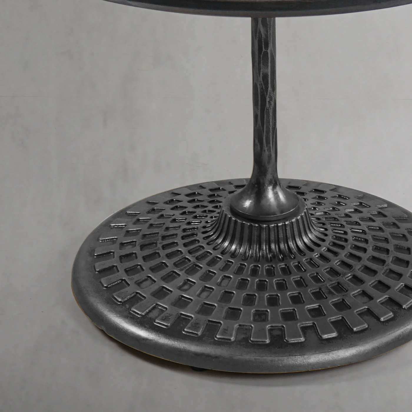 Hand-Forged Metal Wooden Side Table - Image 10