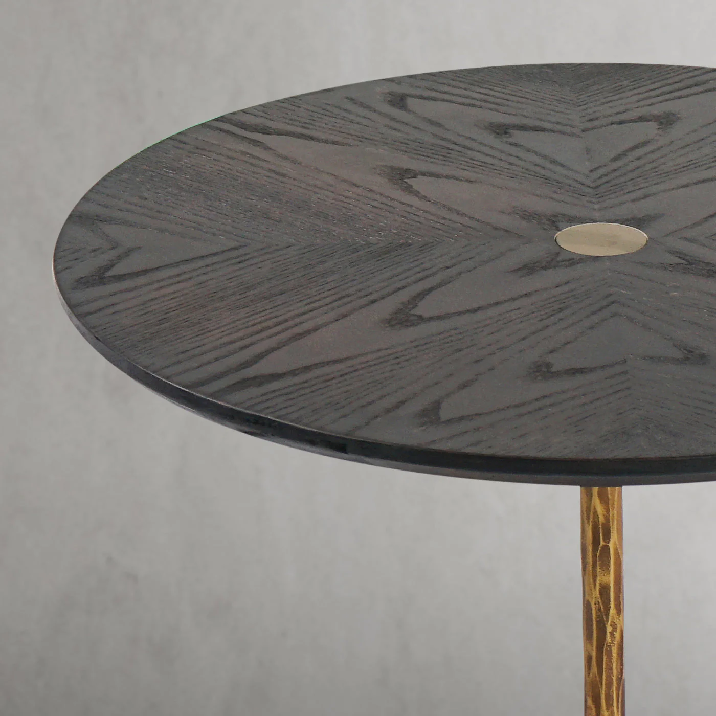 Hand-Forged Metal Wooden Side Table - Image 18
