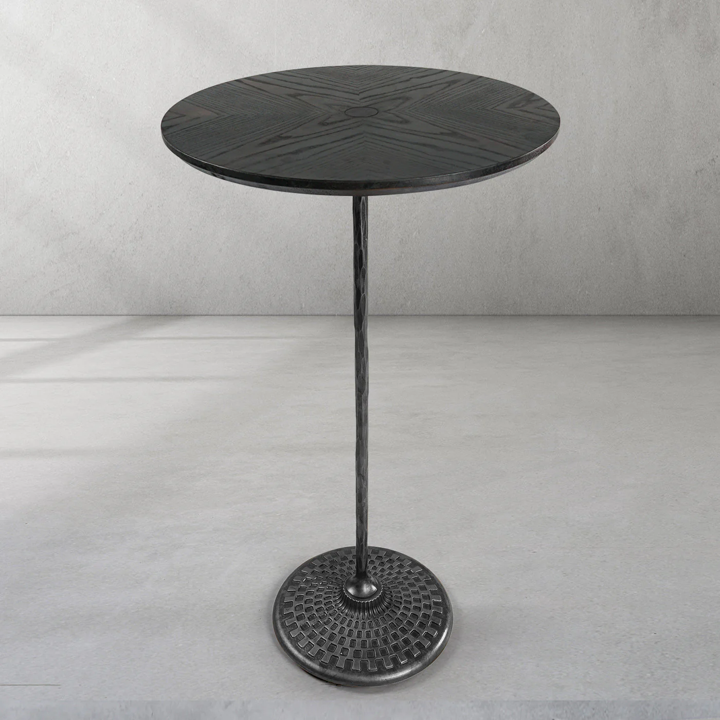 Hand-Forged Metal Wooden Side Table - Image 22