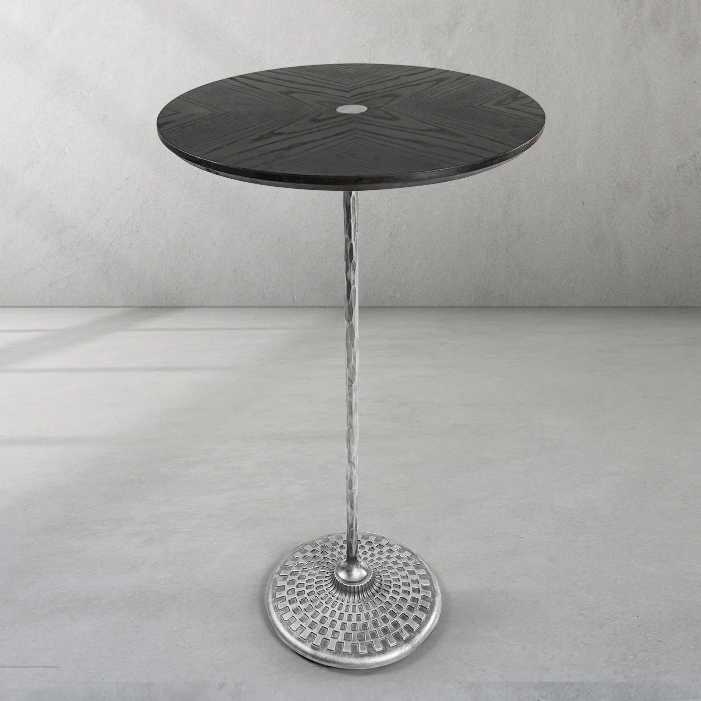 Hand-Forged Metal Wooden Side Table - Image 27