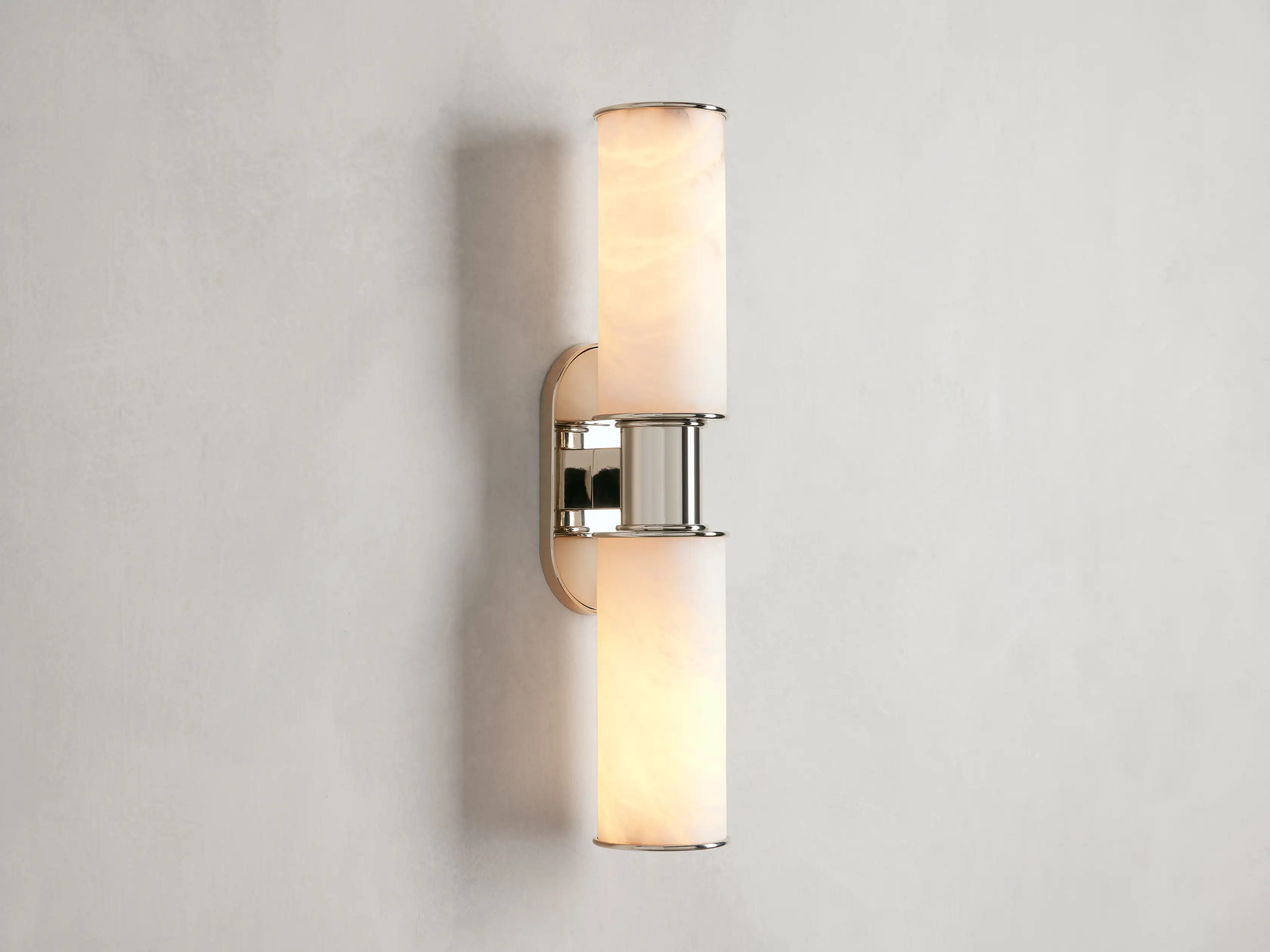 Harlin Double Sconce in Alabaster - Image 3