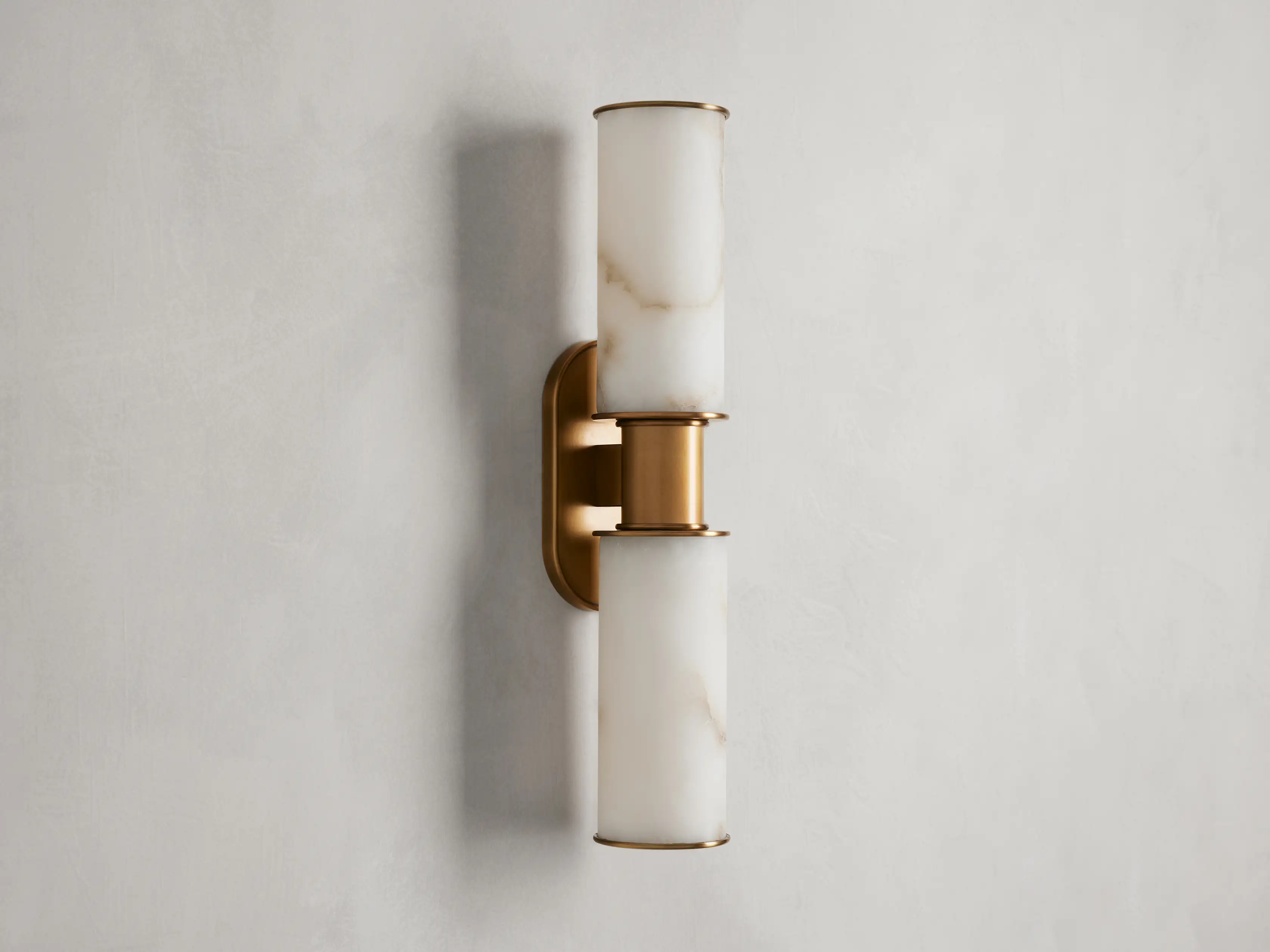 Harlin Double Sconce in Alabaster - Image 4
