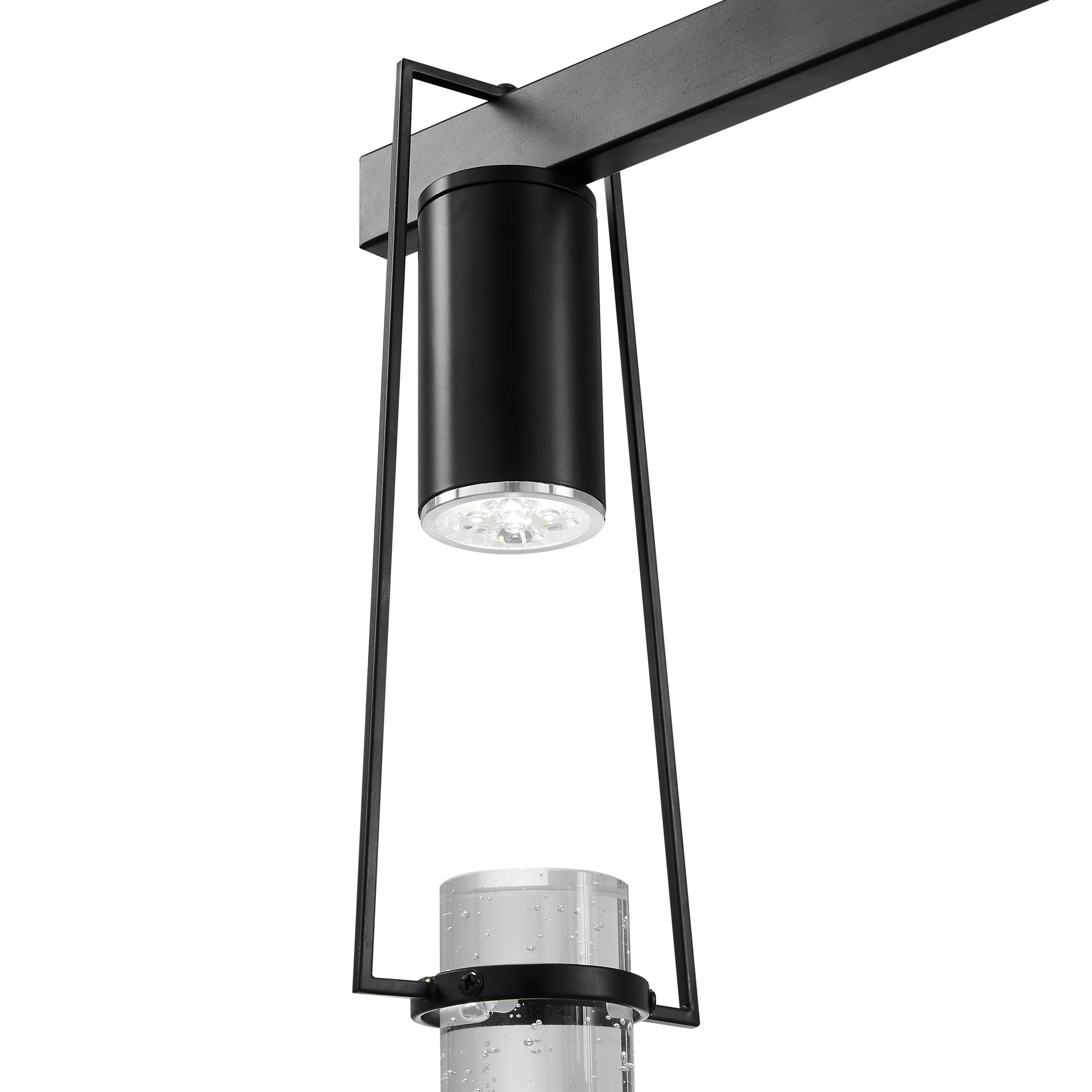 Harmony 5 Light Chandelier // Matte Black - Image 4