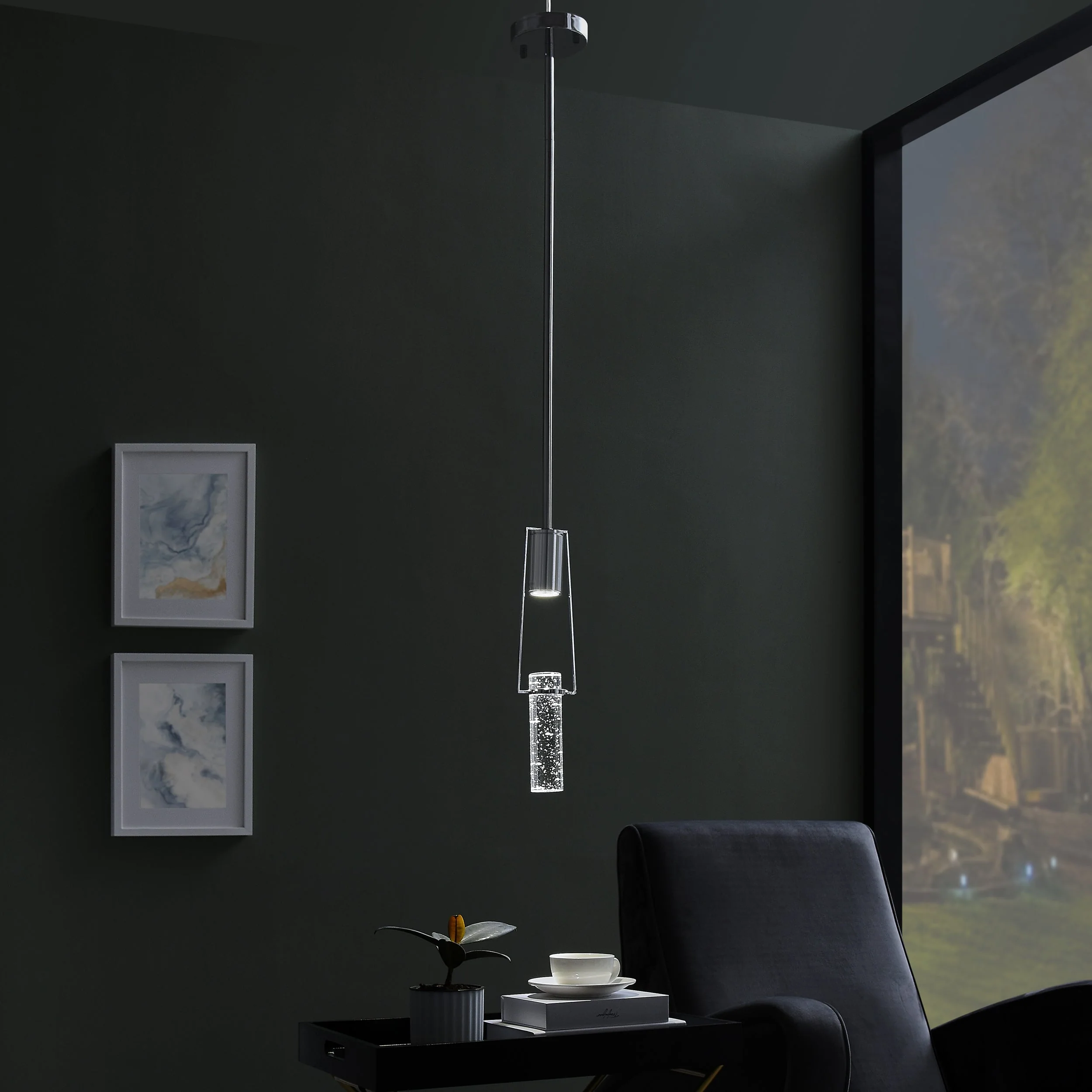 Harmony Single Pendant // Chrome - Image 2