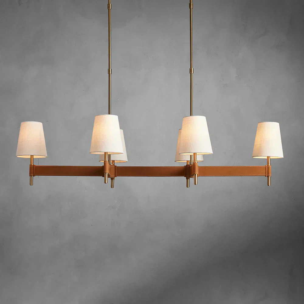 Hastings Midcentury Modern Linear Chandelier - Image 4