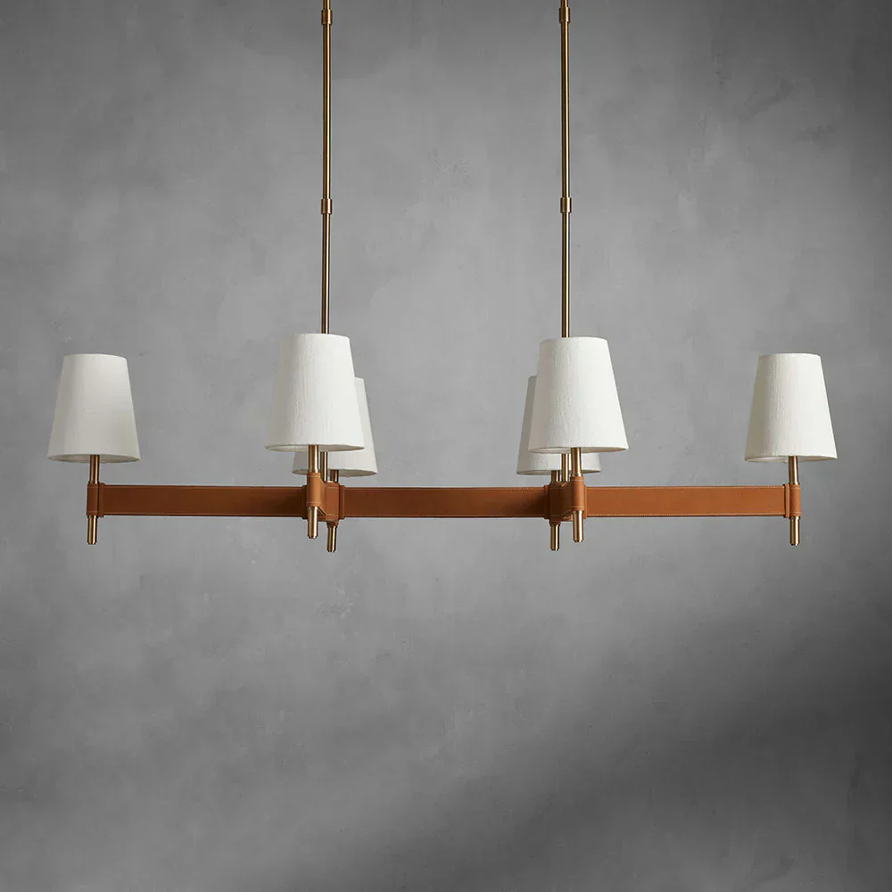 Hastings Midcentury Modern Linear Chandelier - Image 8