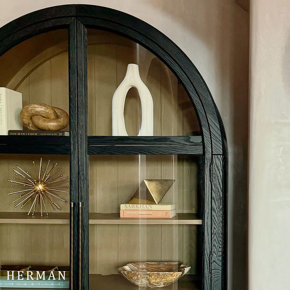 Hattie Accent Cabinet in Oak 36"W 46"W - Image 6