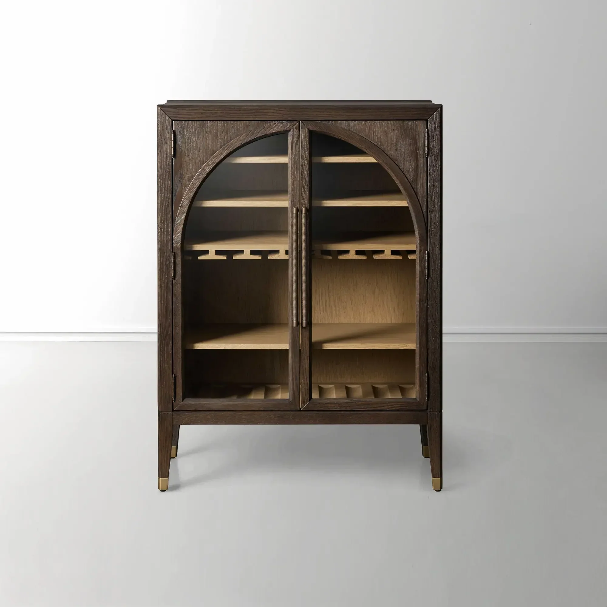 Hattie Low Bar Cabinet in Oak 36"W - Image 14