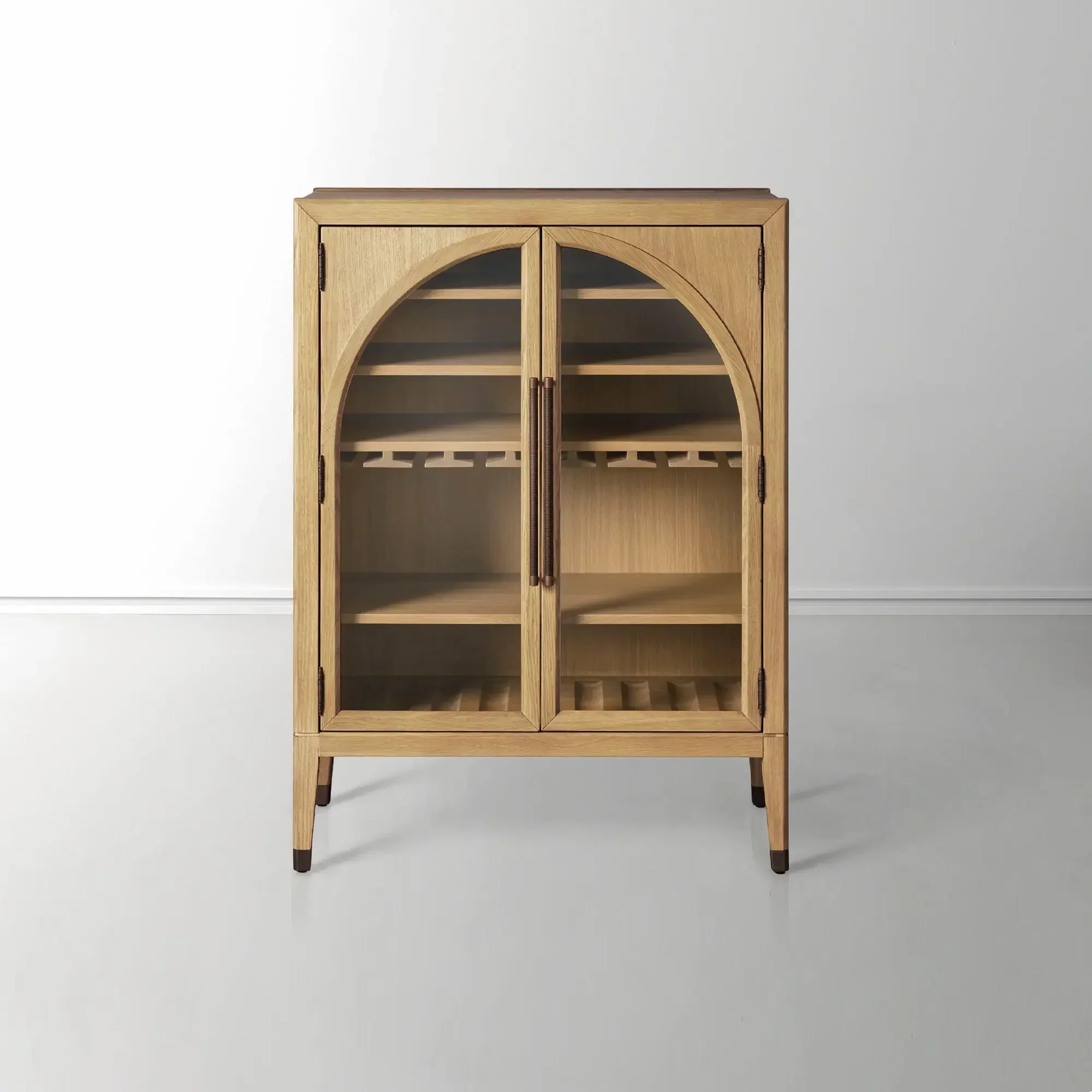 Hattie Low Bar Cabinet in Oak 36"W - Image 17