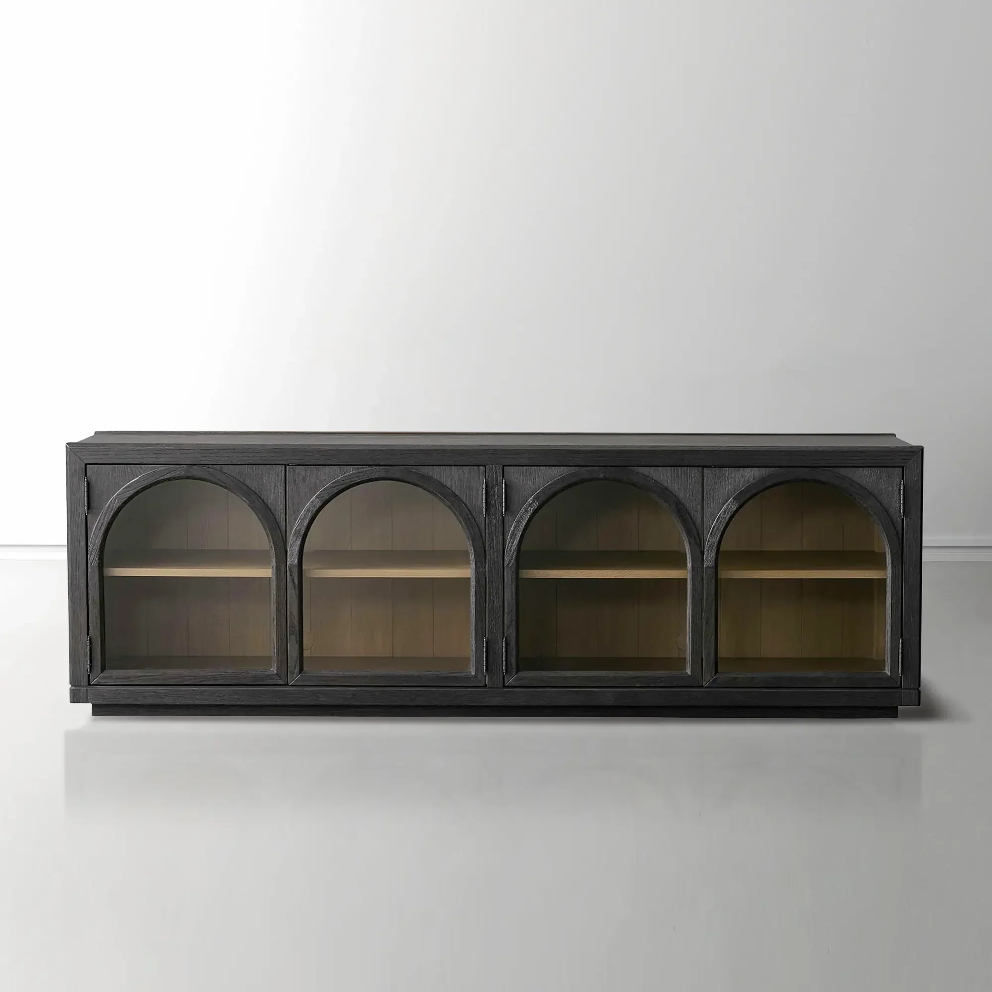 Hattie Media Console in Oak 80"W - Image 17