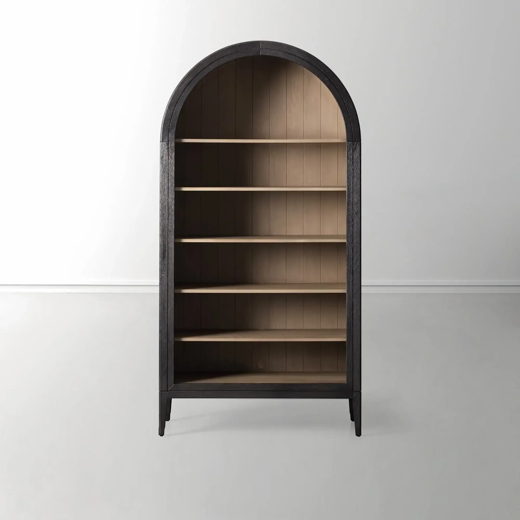 Hattie Open Bookcase in Oak 36"W 46"W - Image 28