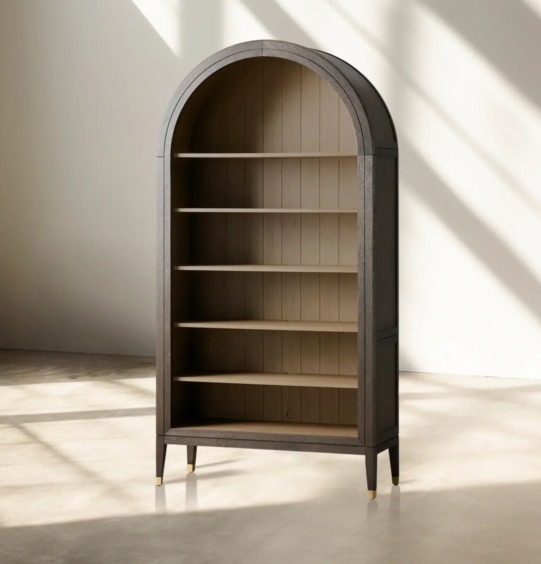 Hattie Open Bookcase in Oak 36"W 46"W - Image 31