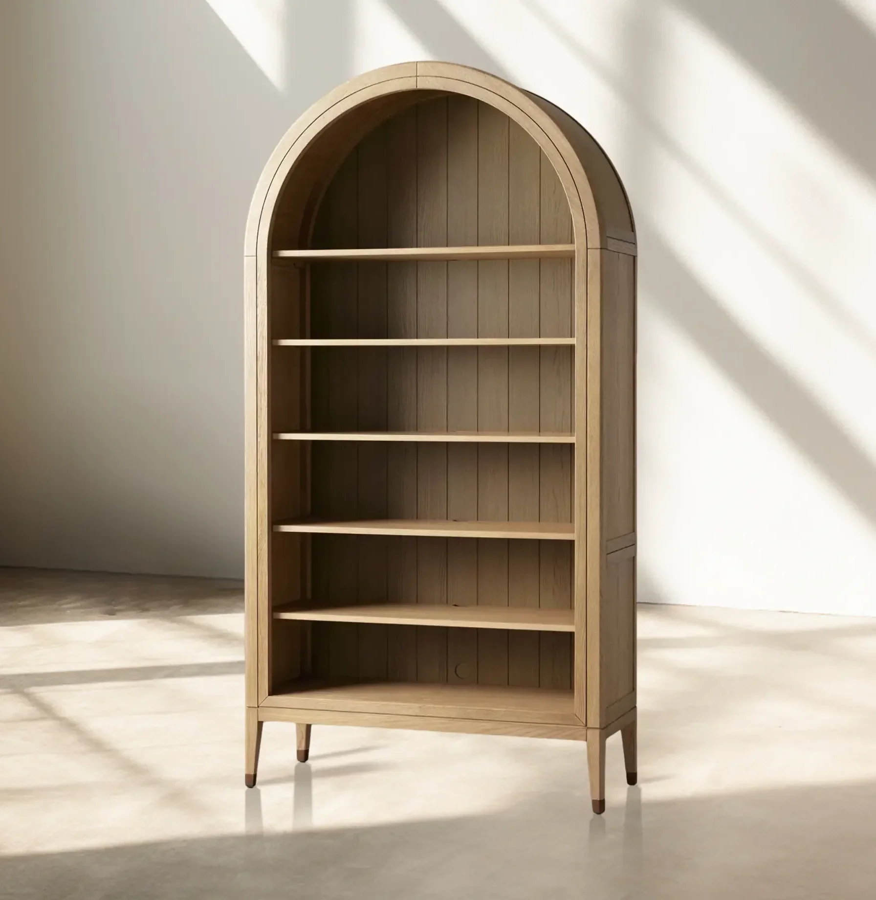 Hattie Open Bookcase in Oak 36"W 46"W - Image 33