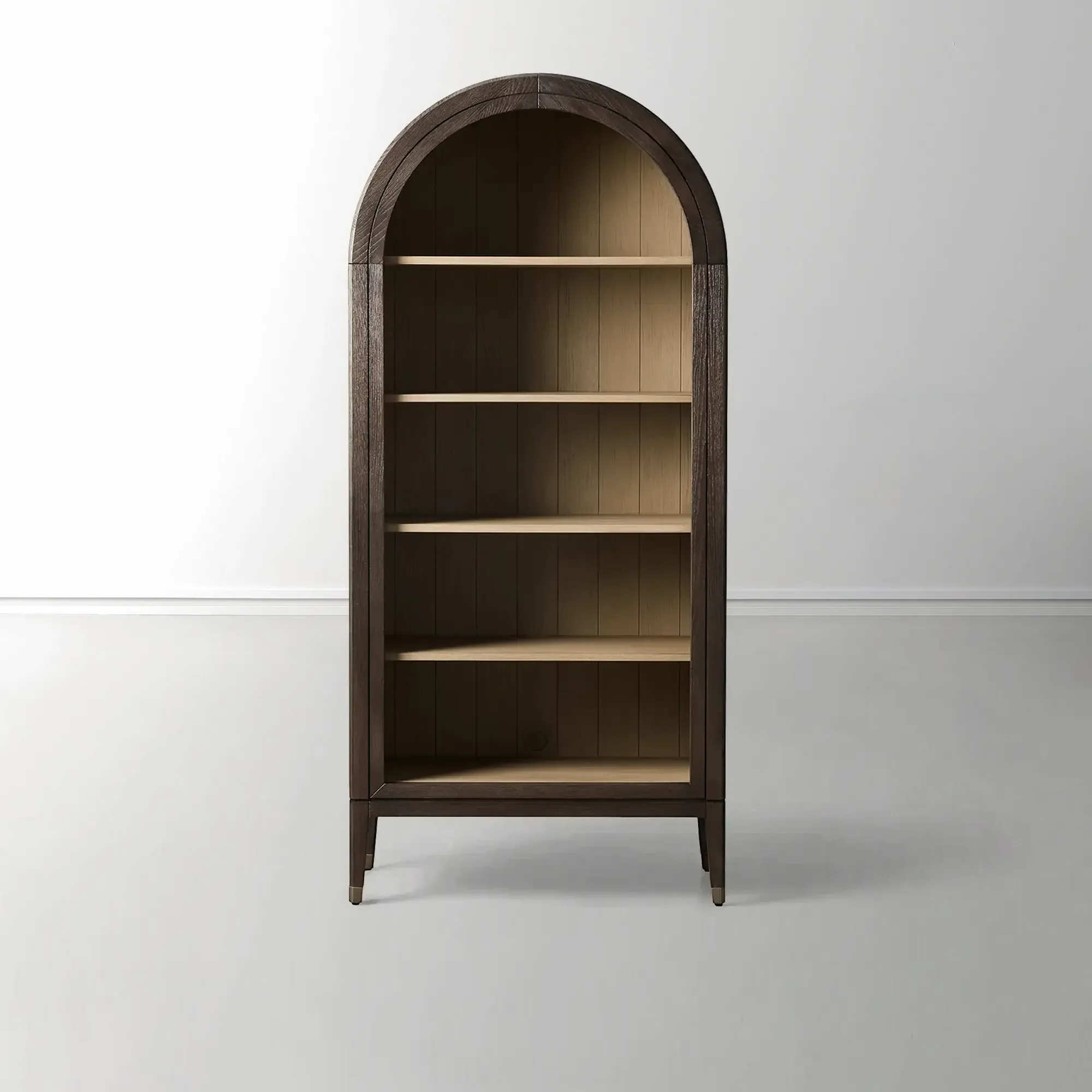 Hattie Open Bookcase in Oak 36"W 46"W - Image 35