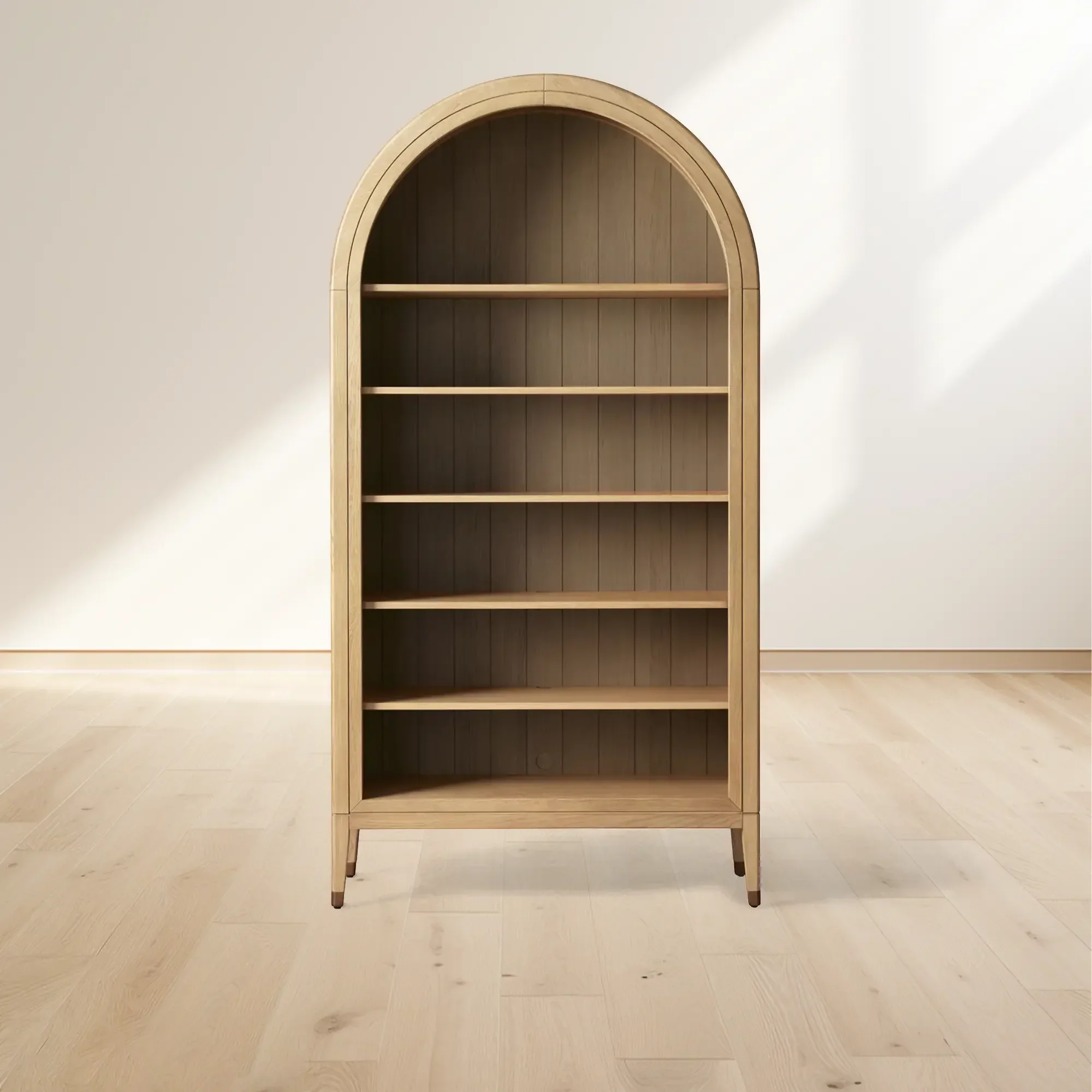 Hattie Open Bookcase in Oak 36"W 46"W - Image 39