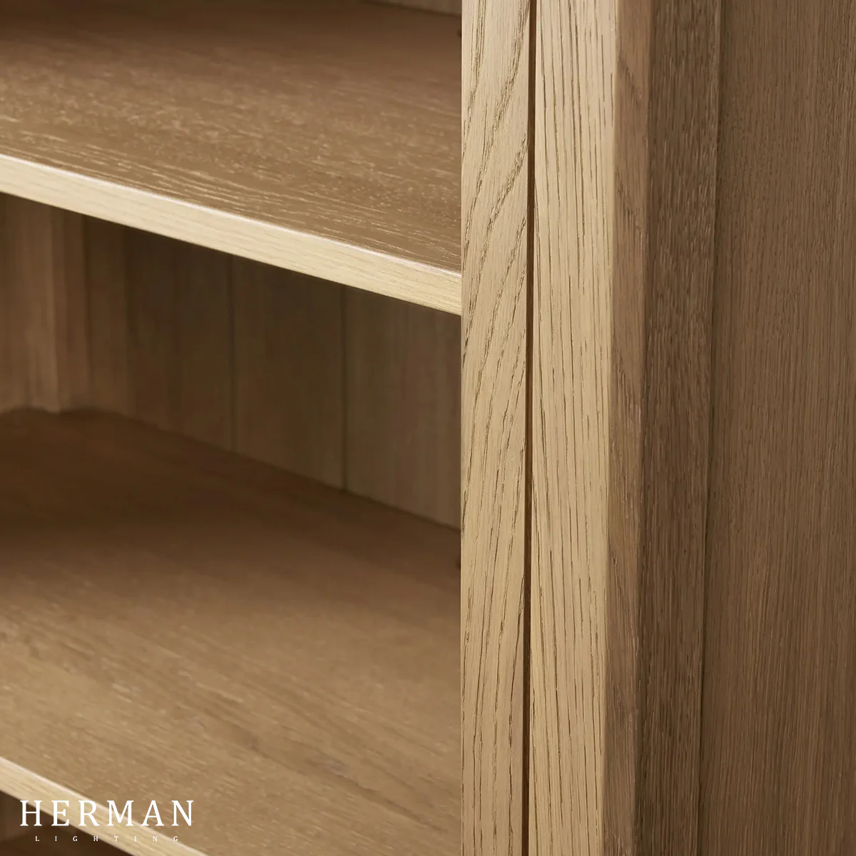 Hattie Open Bookcase in Oak 36"W 46"W - Image 40