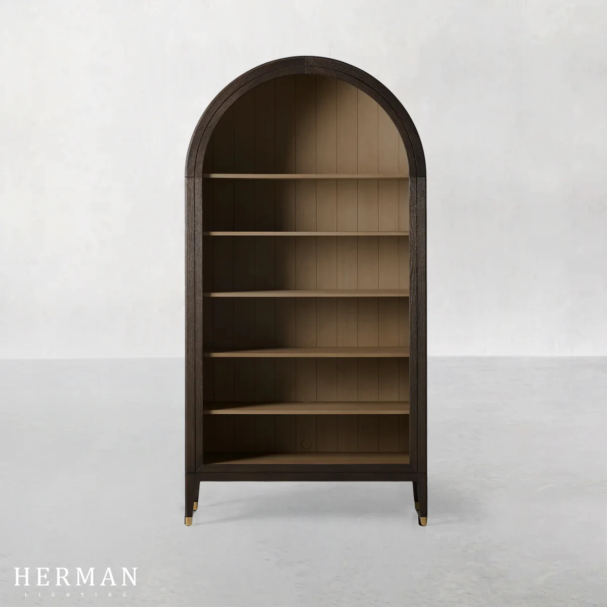Hattie Open Bookcase in Oak 36"W 46"W - Image 43