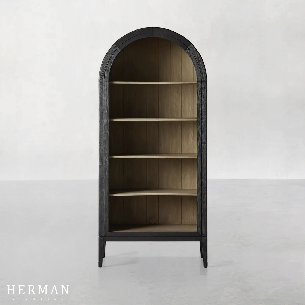Hattie Open Bookcase in Oak 36"W 46"W - Image 49