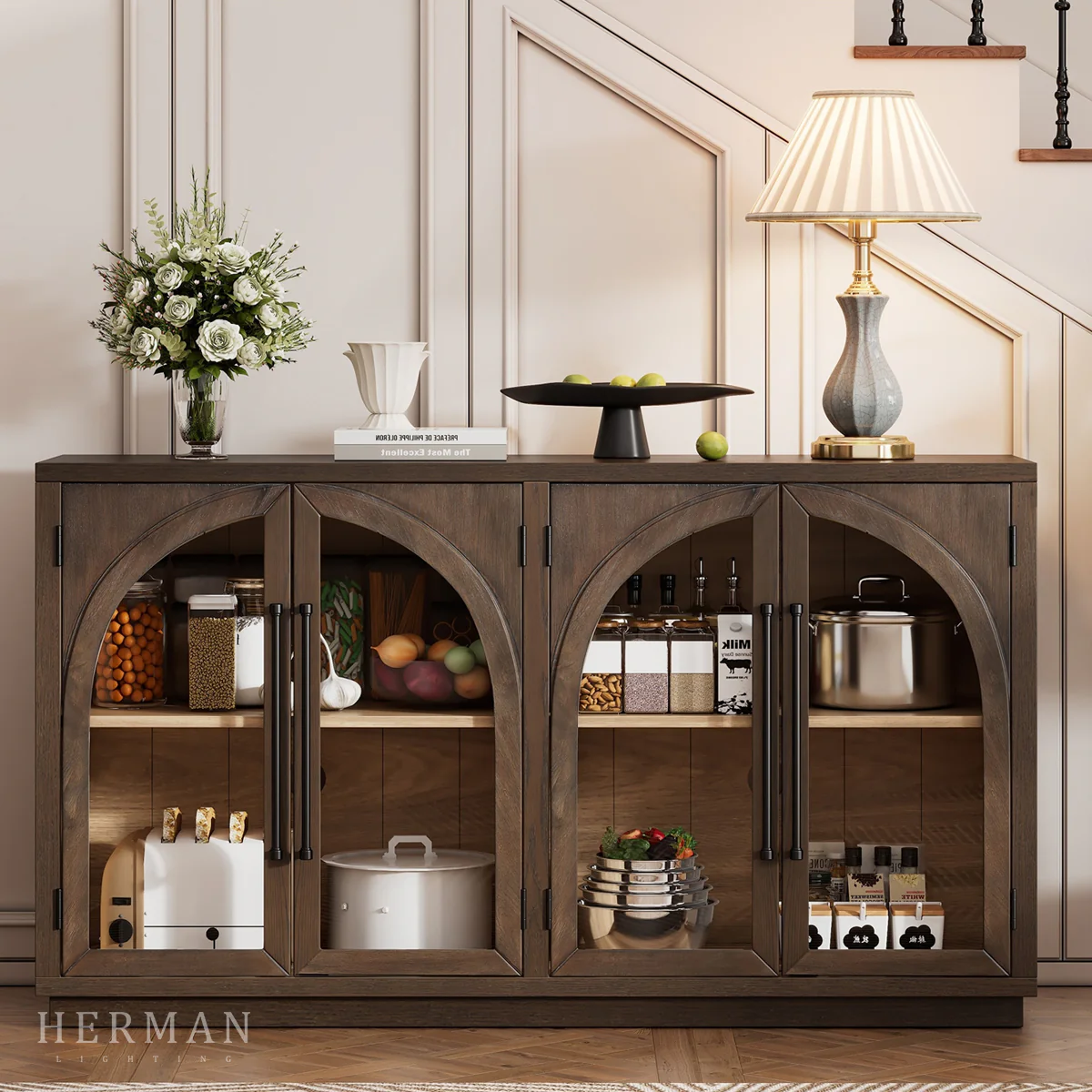 Hattie Sideboard in Oak 70"W 90"W - Image 13
