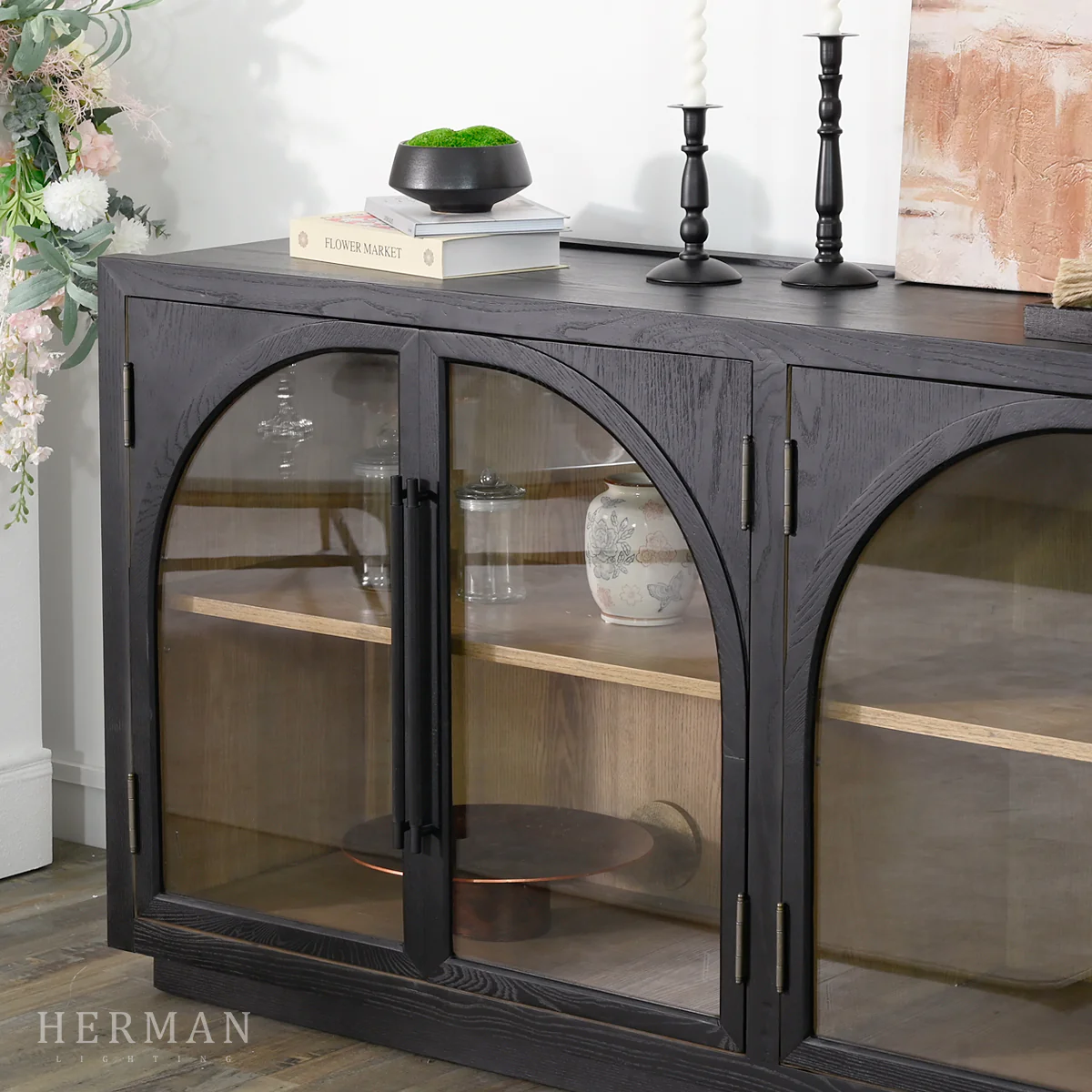 Hattie Sideboard in Oak 70"W 90"W - Image 15