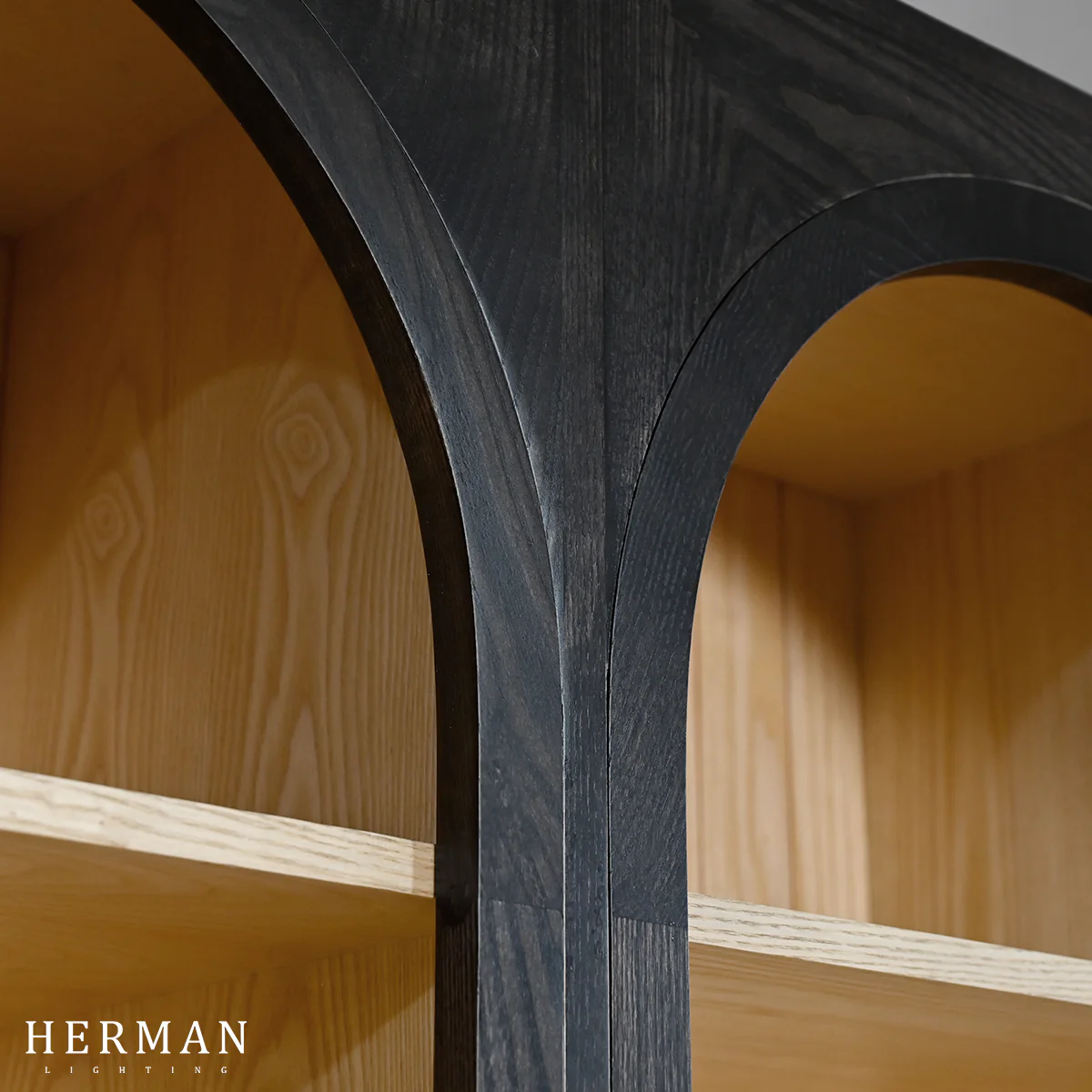 Hattie Triple Entryway Cabinet in Oak 69.75"W - Image 7