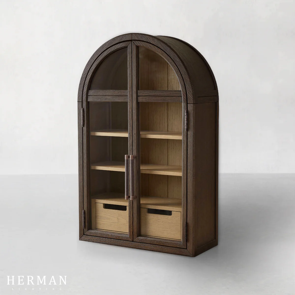 Hattie Wall Mounted Cabinet in Oak 24"W - Image 5