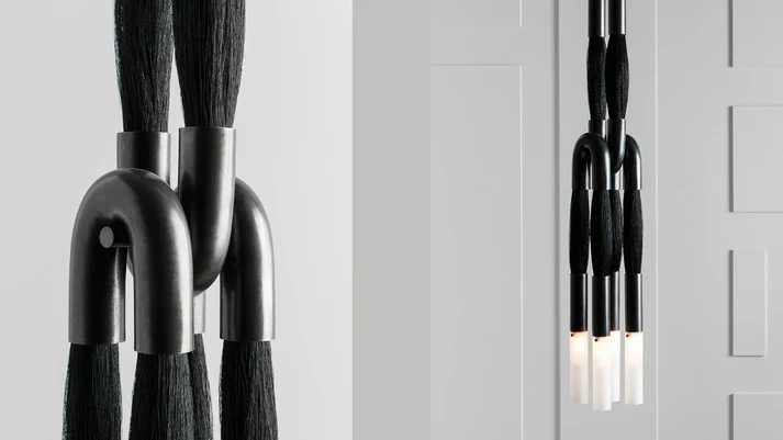 Heritage Horsehair 4-Light Pendant - Image 20