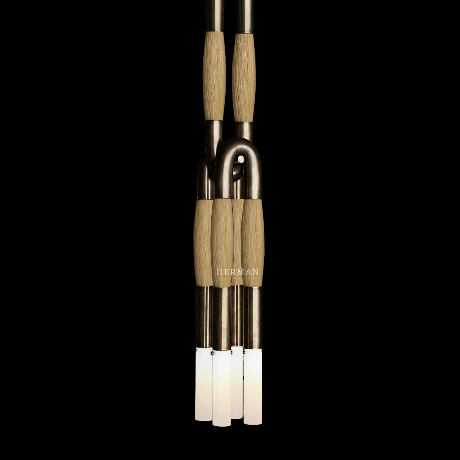Heritage Horsehair 4-Light Pendant - Image 38