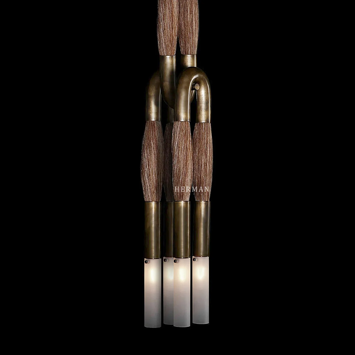 Heritage Horsehair 4-Light Pendant - Image 41